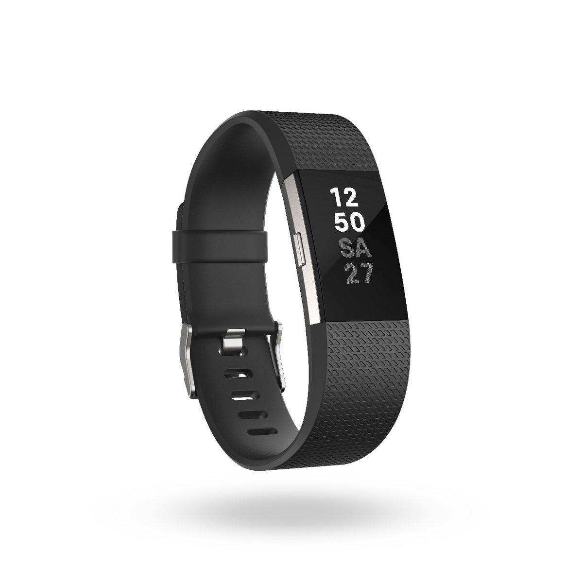 Fitbit Charge 2 - Black Silver in Large 